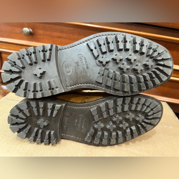 Loake 1880 Keswick Tan Leather Brogue Chelsea Boots Shoes Men's 7.5 US, NEW - Picture 9 of 11